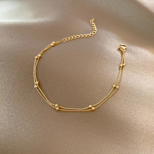 Bead Gold Bracelet